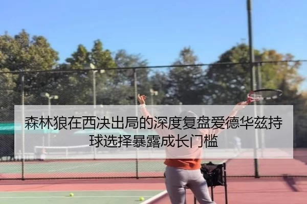 森林狼在西决出局的深度复盘爱德华兹持球选择暴露成长门槛 - MKSports